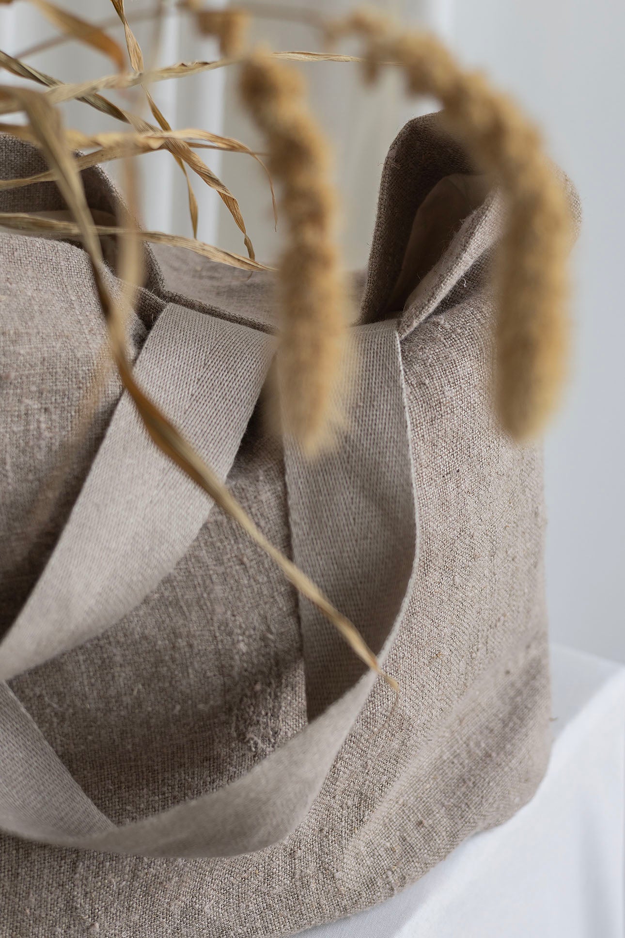 Monochromatic soft brown Abundance bag