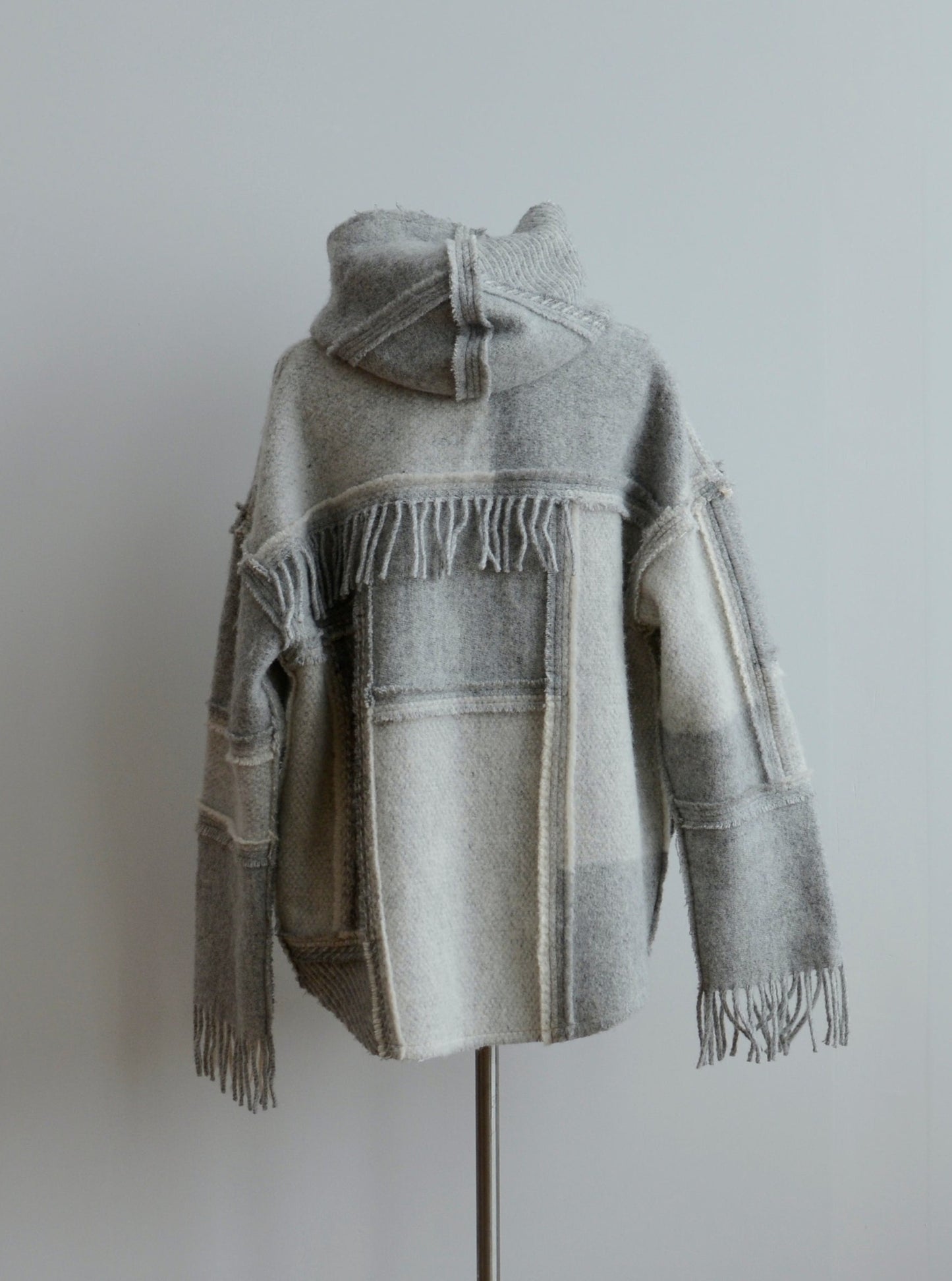 OZOLS Wool Hoodie in light gray (Size XS/XL)