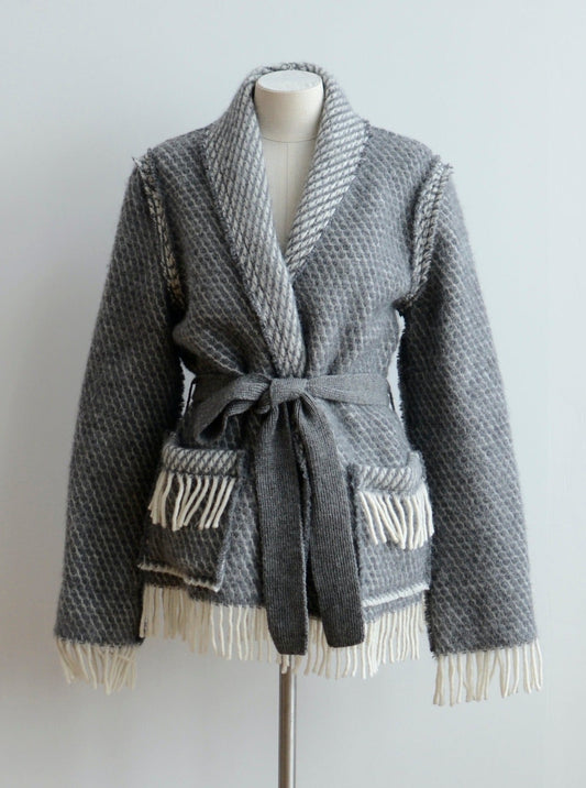 IEVA Short wool coat  in grey (Size M/L)