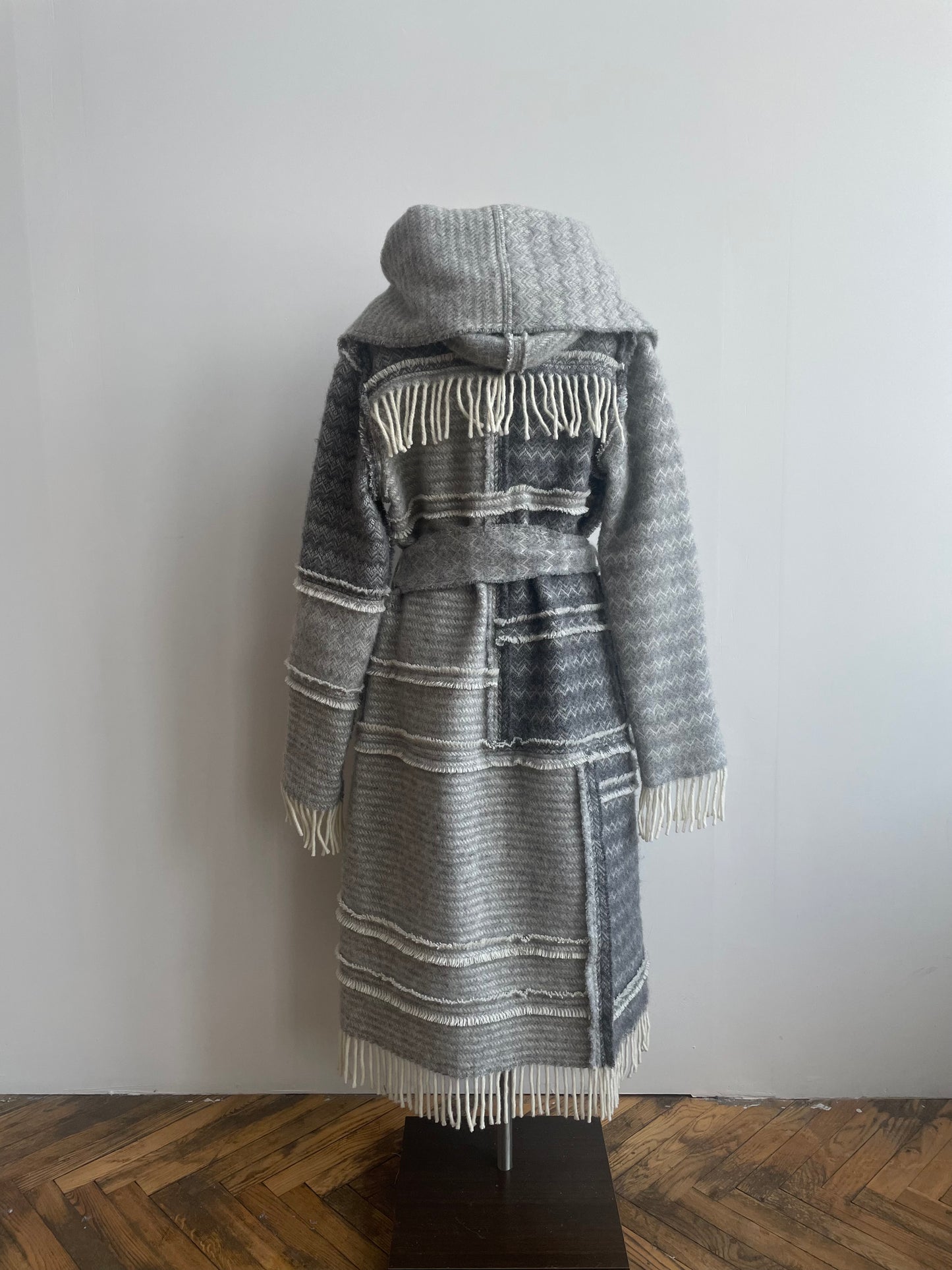 LIEPA Wool maxi coat in grey (Size M/L)