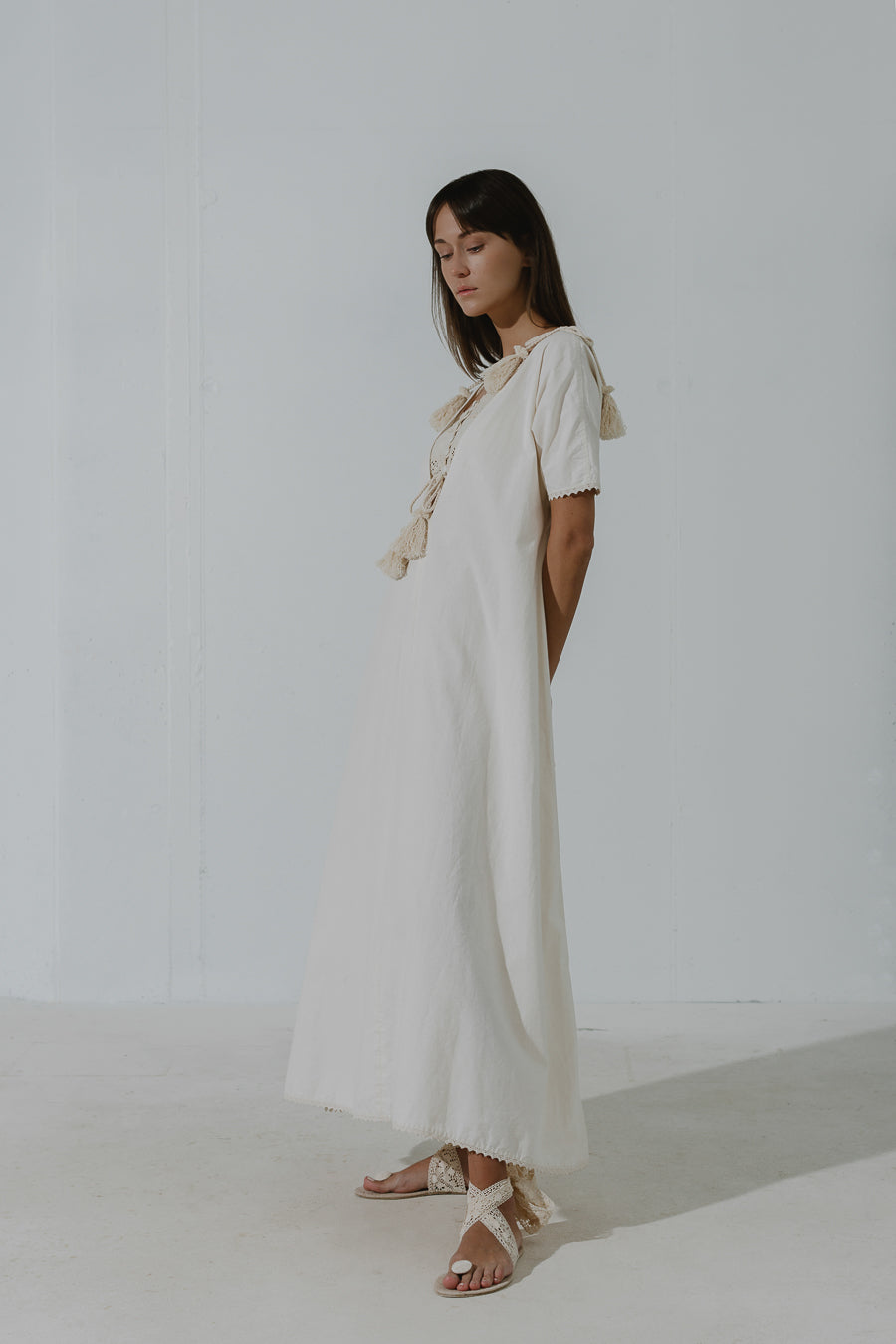 SPELT Versatile low-cut maxi dress