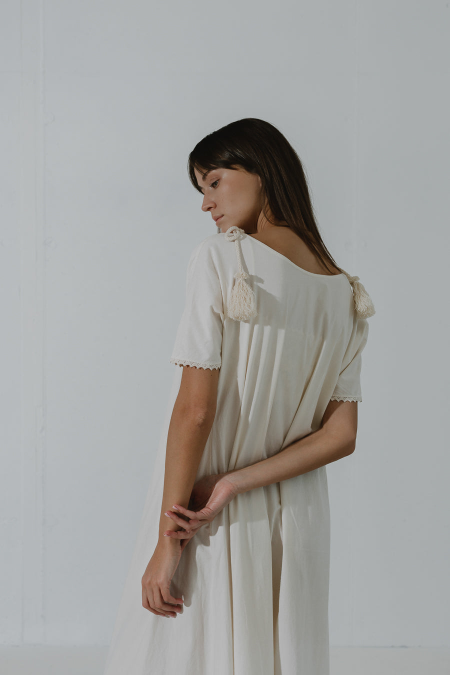 SPELT Versatile low-cut maxi dress